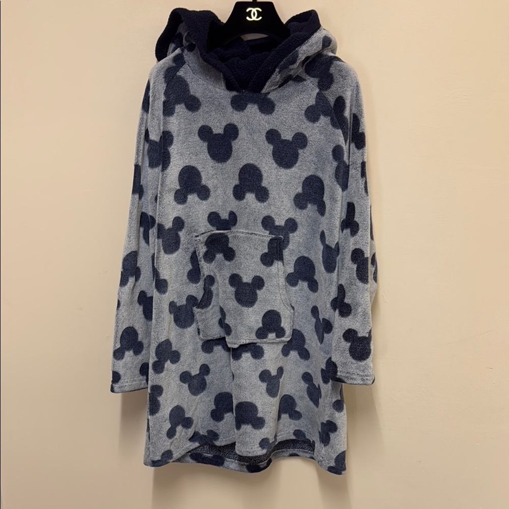 Kids Mickey Mouse Hooded Jacket - Gray and Black